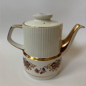 Vintage Porcelain Coffee Pot - Gibson Staffordshire England